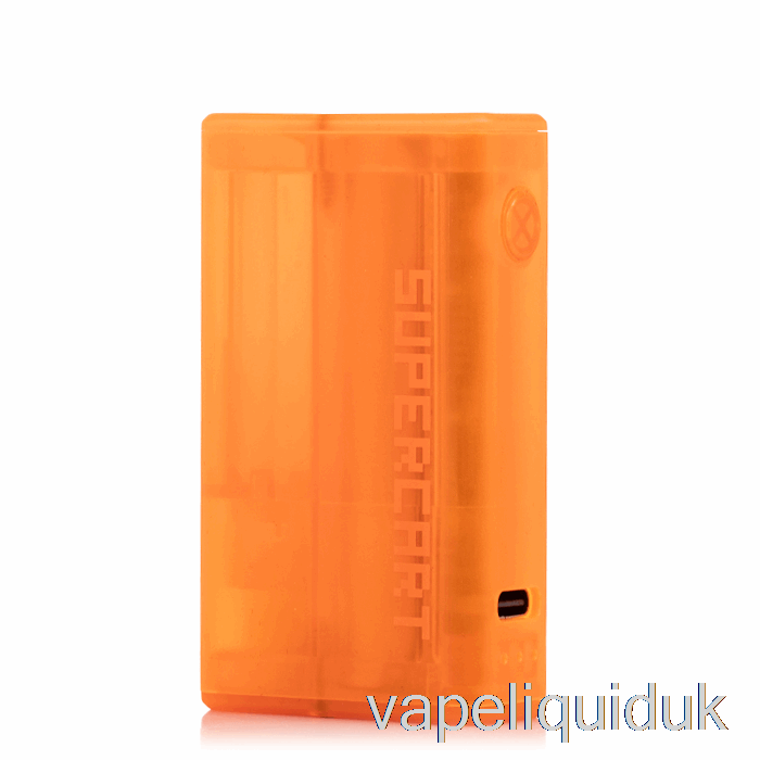 Supercart Superbox 510 Battery Dayglo Orange Vape Liquid